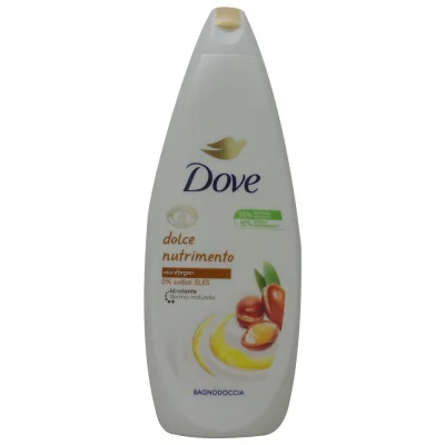 Dove bath gel 600 ml. Argan oil nourishing.