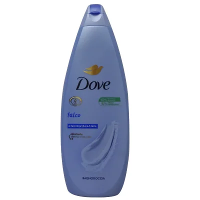 Dove bath gel 600 ml. Talcum.