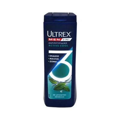ULTREX MEN 3IN1 shampoo 360ml - Active cool
