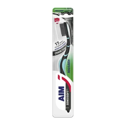 AIM TOOTHBRUSH SENSISOFT CHARCOL SOFT