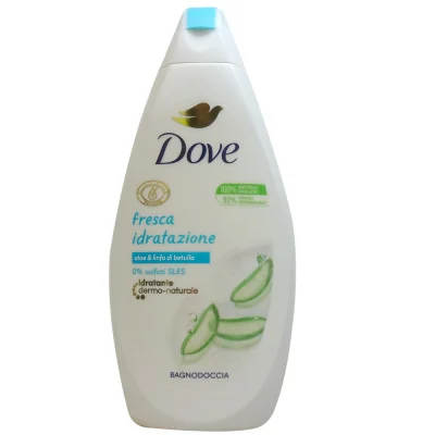 Dove bath gel 450 ml. Aloe vera.