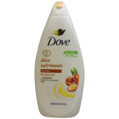 Dove bath gel 450 ml. Argan oil.
