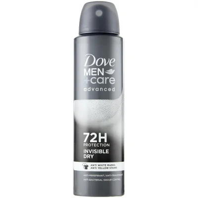 Dove Deo Spray Adv Men Invisible Dry 150ml