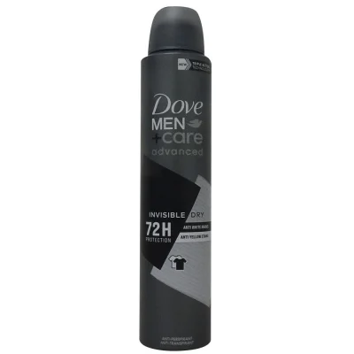 Dove deodorant spray 200 ml. Advanced men care invisible dry.