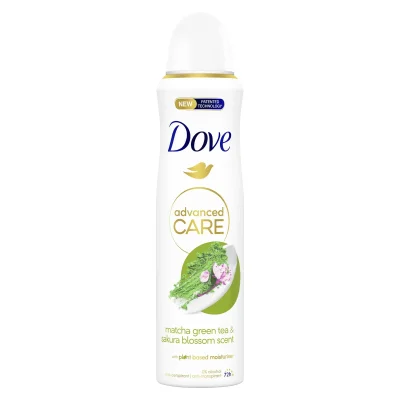 Dove Advanced Care Matcha Green Tea & Sakura Blossom Deodorant Spray 150ml