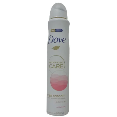 Dove deodorant spray 200 ml. Advanced care invisible care.