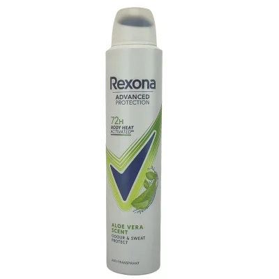 Rexona deodorant spray 200 ml. Advanced protection Aloe Vera.