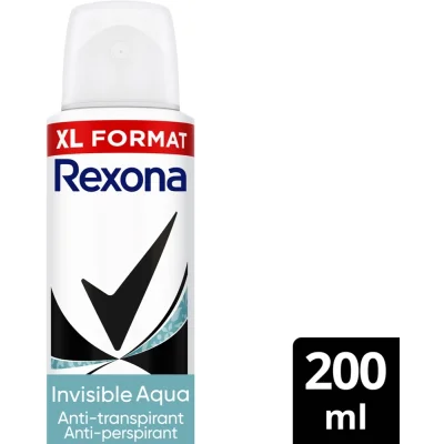Rexona Women Deodorant Invisible Aqua 200ml