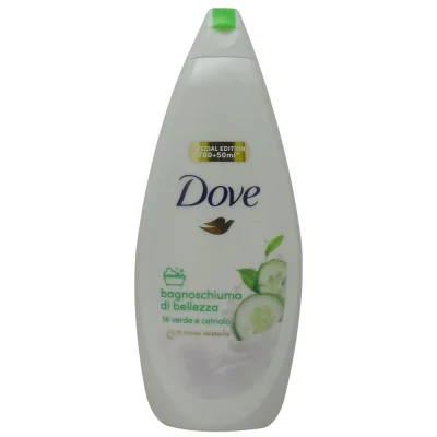 Dove bath gel 750 ml. Cucumber & tea.