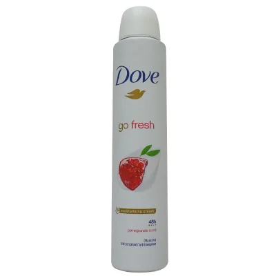 Dove deodorant spray 200 ml. Go fresh pomegranate.