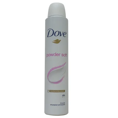 Dove deodorant spray 200 ml. Powder soft.
