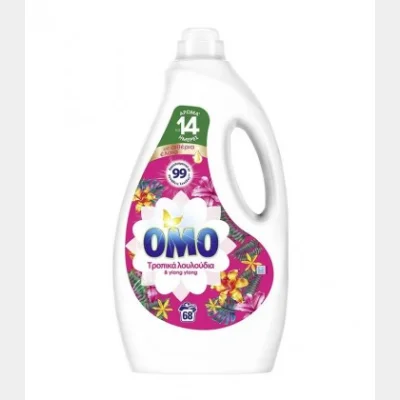 HOMO LAUNDRY FLUID 68M TROPICAL FLOWERS 2X3.4lt
