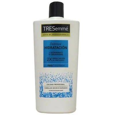 Tresemme conditioner 685 ml. Intense hydration, vitamin E and ceramides.