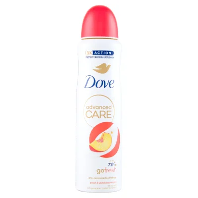 Dove Advanced Care Go Fresh Peach & White Blossom Deodorant Spray 150ml