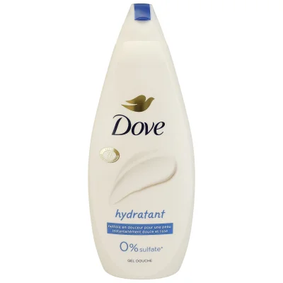 Dove bath gel 750 ml. Hydrating 0%.