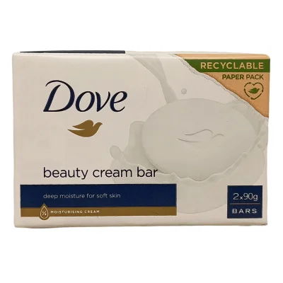 Dove bar soap 2X90 gr. Original.