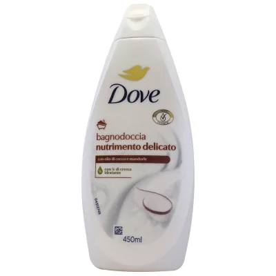 Dove bath gel 450 ml. Coconut.