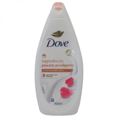 Dove bath gel 450 ml. Hibiscus flower and almond oil.