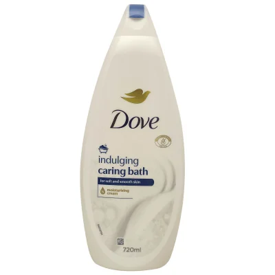 Dove bath gel 720 ml. Original indulging caring bath.