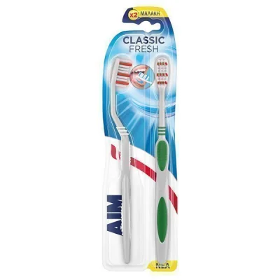 AIM TOOTHBRUSH SOFT CLASSIC FRESH 2pcs
