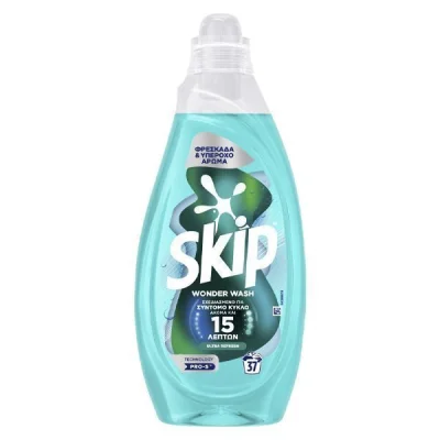 SKIP LIQUID LAUNDRY DETERGENT WONDER 37???. 1,48 lit ULTRA REFRESH
