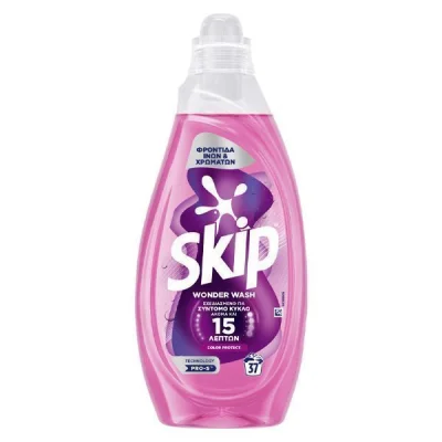 SKIP LIQUID LAUNDRY DETERGENT WONDER 37???. 1,48 lit COLOR PROTECTION