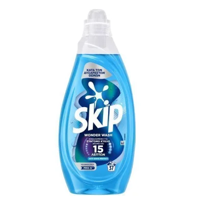 SKIP LIQUID LAUNDRY DETERGENT WONDER 37???. 1,48 lit ODOR
