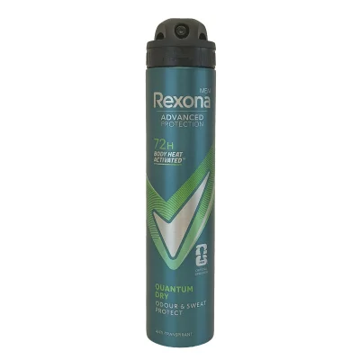 Rexona deodorant spray 200 ml. Men advanced protection quantum dry 72 h.