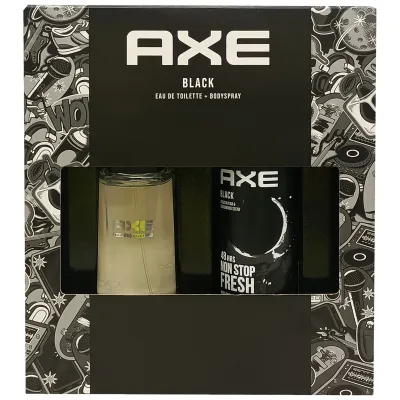 AXE pack black deodorant 150 ml. + eau de toilette 75 ml.