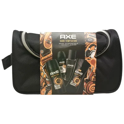 AXE pack Dark Temptation toiletry bag + bodyspray 150 ml. + edt 100 ml. + shower gel 250 ml. + roll-on 50 ml.