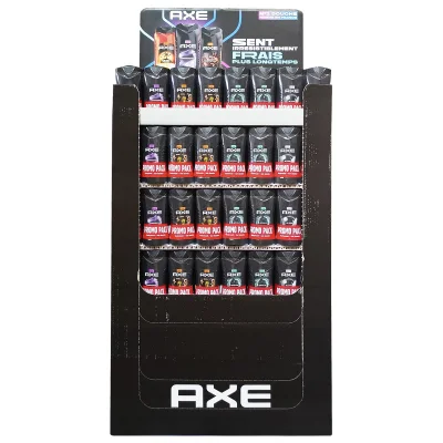 Axe gel 2X250 ml. display 240 u. Assortment.