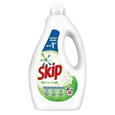 SKIP LIQUID LAUNDRY DETERGENT 30washes 1,50 lit SPRING FRESH