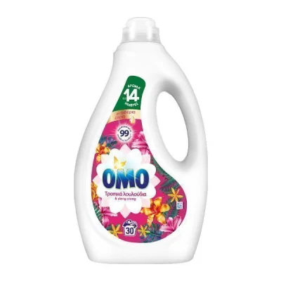 OMO LIQUID LAUNDRY DETERGENT 30w 1,5lit TROPICAL FLOWERS