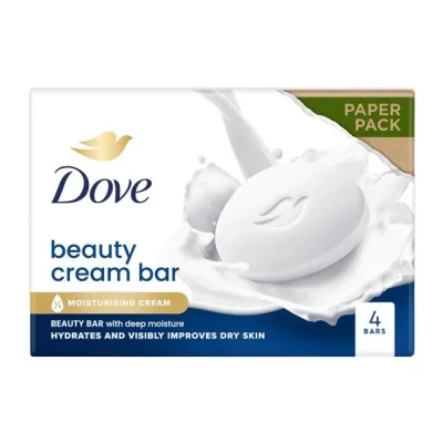 DOVE soap bar beauty cream family pack 4x90g