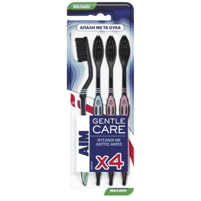 AIM TOOTHBRUSH 4 pcs GENTLE CARE SOFT