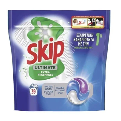 SKIP TRIO WASHING TABLETS 39pcs. 823gr. FRESH