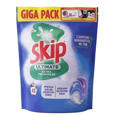 SKIP TRIO WASHING TABLETS 48pcs. 1013gr. SPRING FRESH