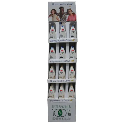 Dove display bath gel 450 ml. Assortment.