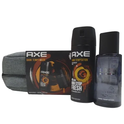 AXE toiletry bag Dark Temptation deodorant 150 ml. + cologne 50 ml.