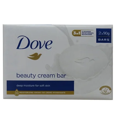 Dove bar soap 2X90 gr. Original.