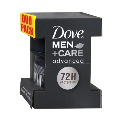 DOVE Men plus care advanced deodorant roll-on 50ml - Invisible Dry 72h (Duo Pack)