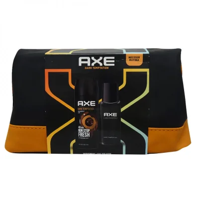 AXE toiletry bag Dark temptation. Bodyspray 250 ml. + EDT 100 ml.