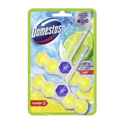 Domestos Toilet Holder Power 5 Lime 2x50g