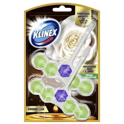 KLINEX WC BLOCK AROMA LUXE 2x50gr. ROSE