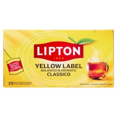 Lipton Te' Nero Yellow Label Filtri 25