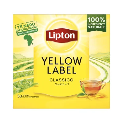 Lipton Tea Yellow Label 50 Caps Classic