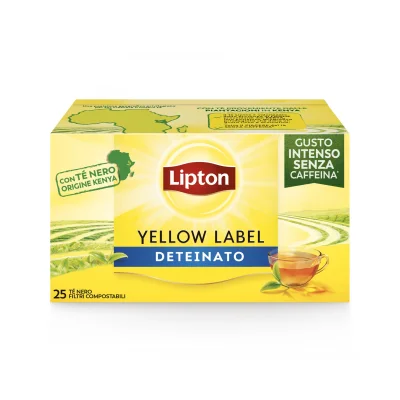 Lipton Tea Yellow Label 25 Caps Deteinated