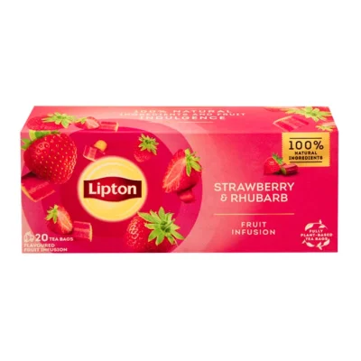 tea LIPTON (20pcs) 32g - Strawberry & Rhubarb