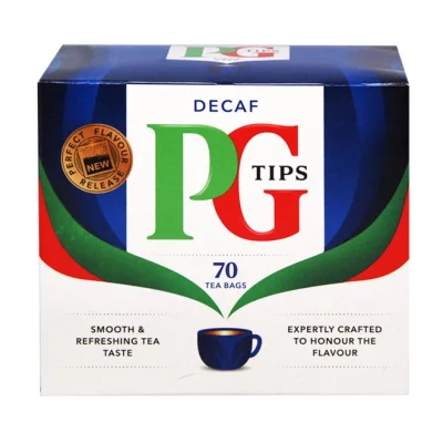 tea PG Tips DECAF teabags pyramid (70pcs) 203g