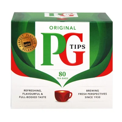 tea PG Tips ORIGINAL teabags pyramid (80pcs) 232g